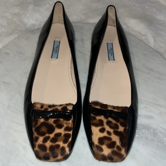 Prada Black Patent Leather Loafer Flats 39.5 - Picture 11 of 11